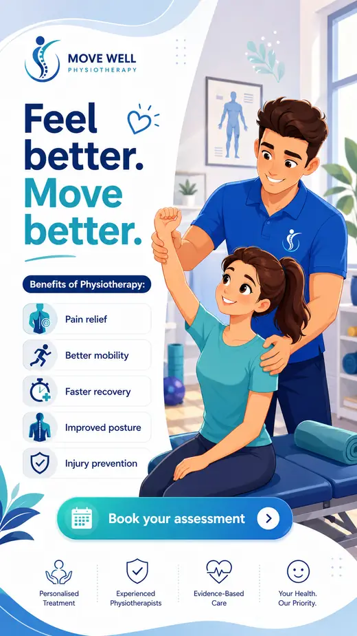 Physiotherapy Instagram Story created by Kate AI